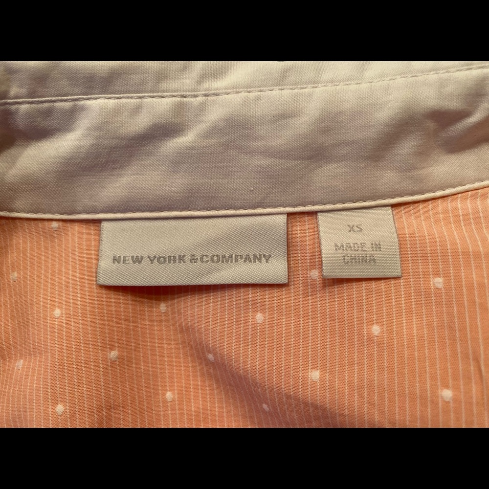 Button Down, Pink, Polka-Dot Button Down - image 3